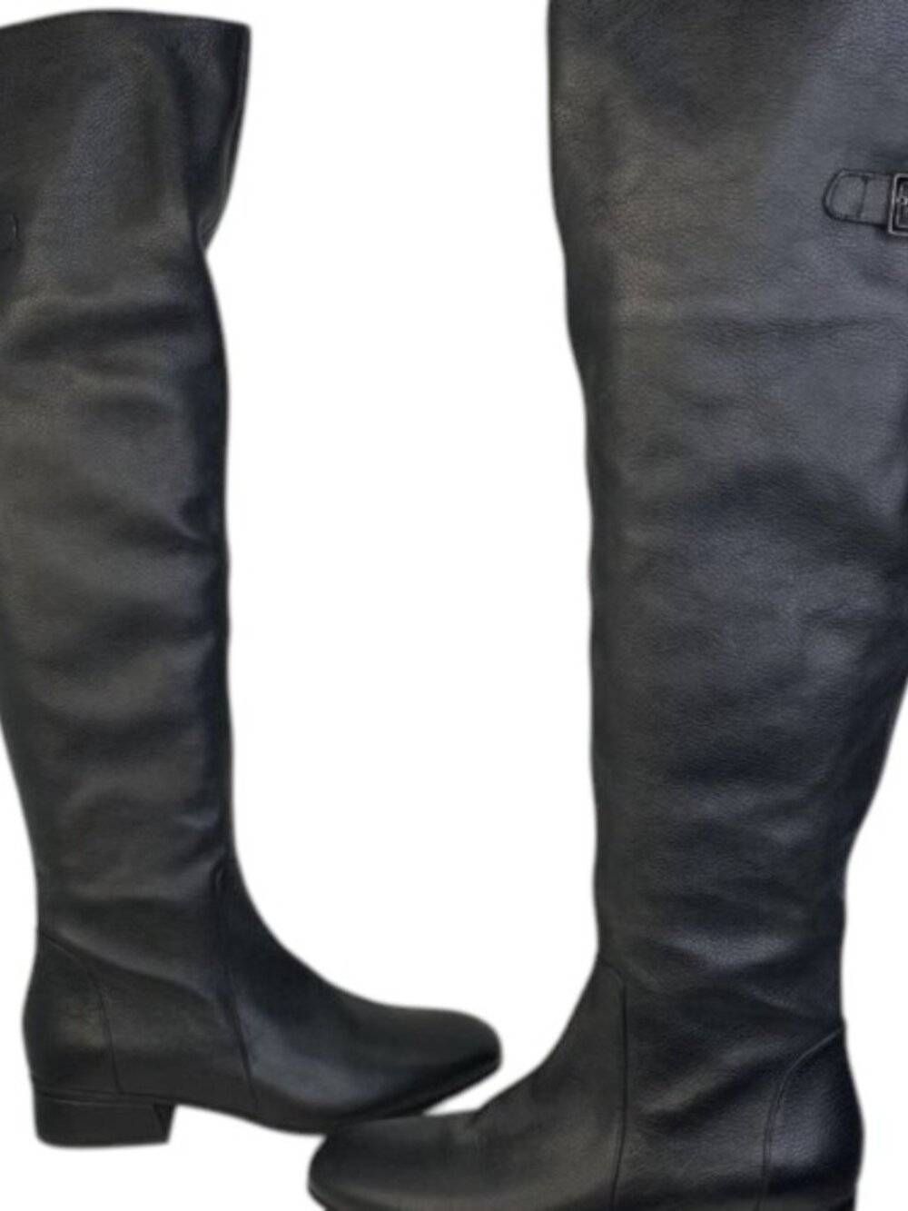 AQUATALIA Leather Knee-High Riding Boots Black Women’s 8